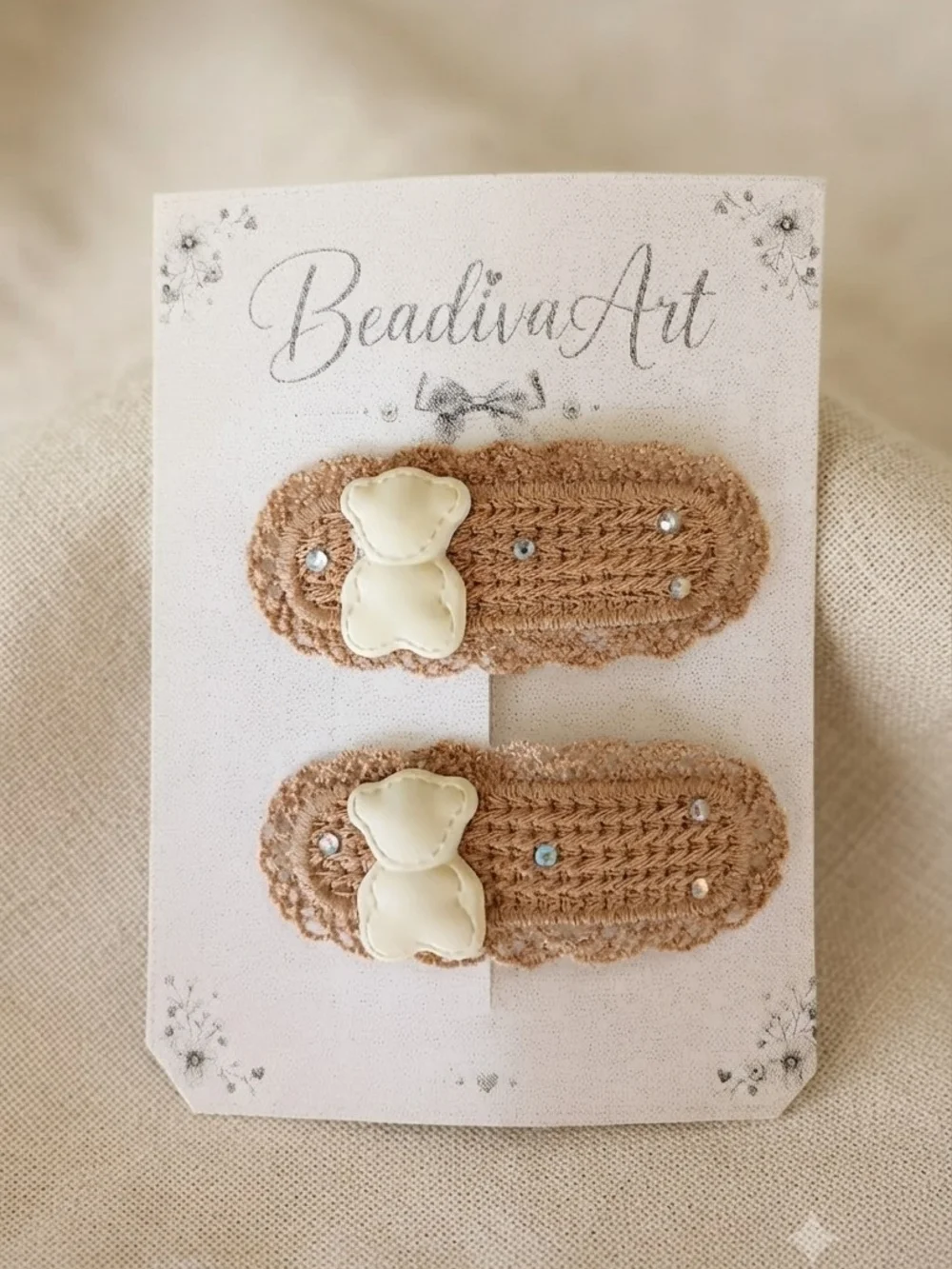 Handmade Neutral Collection Gift Box/ Baby & Toddler Hair Accesories.